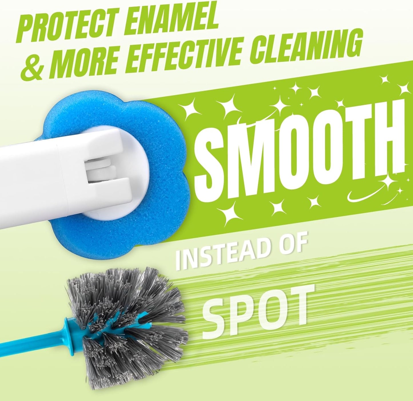 Disposable Toilet Brush and Holder Set, Toilet Wand Refills, Extended Handle with 12 Cleaner Refills Toilet Brush for Toilet Bowl Cleaners, Bathroom Cleaning