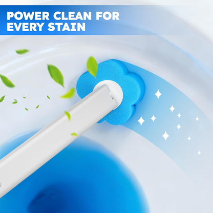 Disposable Toilet Brush Refills 20PCS Only for - Toilet Bowl Cleaner Head for Toilet Brush, Toilet Cleaning Supplies, 20PCS Brush Refills for Bathroom Deep Cleaning (20, Blue)